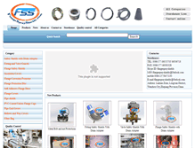 Tablet Screenshot of flangesprayshields.com